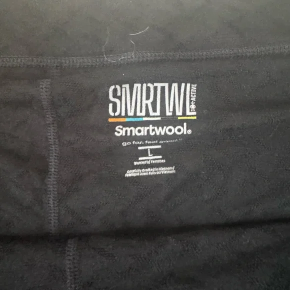 Smartwool Active Wool Lined Skirt Size L Skort Black Pockets Athletic Stretch - Picture 5 of 11